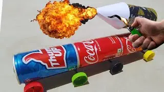 Make an easy fire cannon || Homemade cannon shooting.