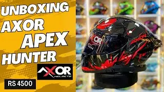 axor apex hunter helmet unboxing | Axor Apex Hunter Helmet | Axor Helmets | Stylish Yet Safe Helmet!