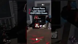 Ghost Face Buzzer Beater Down | Dead by Daylight #gaming #funny #scream #ghostface #fyp
