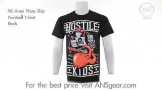 Hk Army Pirate Ship Paintball T-Shirt - Black - Visual 360