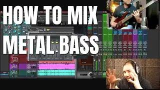 How to Record and Mix Metal Bass Guitar - Studio Production Tips