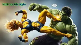 Hulk vs Iris Kyle Lady Bodybuilder  💪 When Green Rage Meets Real Muscle