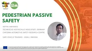 Unit 3: Pedestrian passive safety