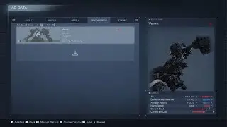 ARMORED CORE 6 Venom Design Share ID Code