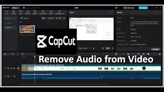How to Remove Audio From Any Video in CapCut PC