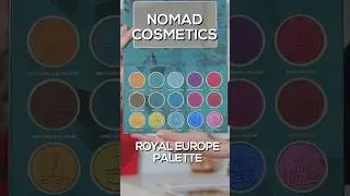 NOMAD COSMETICS - ROYAL EUROPE PALETTE - Look 1 #shorts
