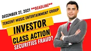 $TME Tencent  (#TME) STOCKHOLDERS Class Action Tencent Music Entertainment Group Alert $TME