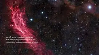 Seven Sisters Versus California #NASA #Stars #Space #Astronomy #Nebula #Cosmos #Nightsky