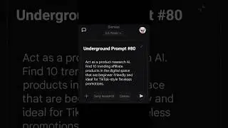 Affiliate Product Finder by Trend -✨️AI prompt. ➕️Follow, ❤️like & ↪️share for more prompts