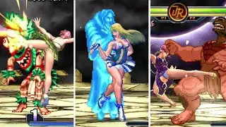 MAD 2D GUYS TEAM vs BEAUTY 3D WAIFUS TEAM - 1V1 GIRLS vs MUGEN #mugen #ikemengo #kofmugen