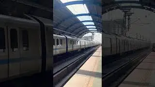 Delhi 🚇 Metro. #metro #metrorail #incredibleindia #growth #travel
