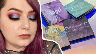 TRYING ALIEN COSMETICS FOR THE FIRST TIME! | NEW QUAD PALETTES | Raeann Haro