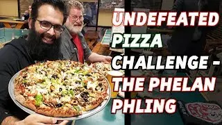 Undefeated Pizza Challenge: 5+ Pound Phelan Phling at Pizza Factory | Freak Eating