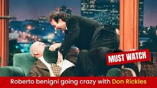 Roberto Benigni going crazy with Don Rickles