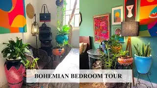 BOHEMIAN BEDROOM TOUR | ECLECTIC APARTMENT | KOIRE EVELYN