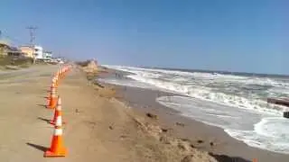 Dune breach in Kitty Hawk 5/2/15