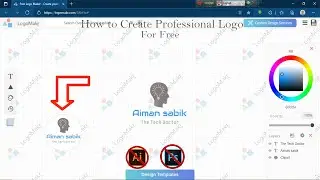 How to Create Professional Logo without Any Software | Aimansabik360