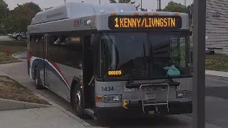 COTA || 2014 40' Gillig CNG || #1434 || 1 Livingston/Olentangy || Night ride