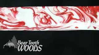 Crimson Current - Bear Tooth Woods Color Storm Aumilite Pen Blank