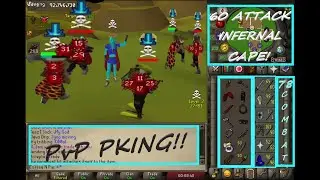 OSRS PvP PKing on 60 attack infernal cape 78 combat