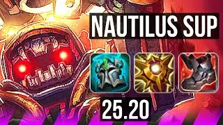 NAUTILUS & Jinx vs THRESH & Yunara (SUP) | 21k DMG, 7/4/31 | EUW Master | 25.20