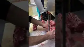 Lamb back chops cutting |Cutting Skills #Shorts