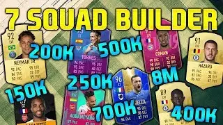 FIFA 19 SQUAD BUILDER 150K 200K 250K 400K 500K 700K 8M SQUAD BUILDER FUT CHAMPIONS FIFA 19