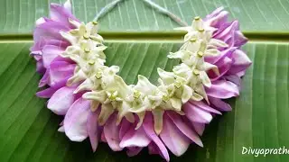 Combined flower GARLAND for god/poomalai/temple flower mala at home/crown flower/Diy puja decoration