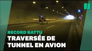 Faire voler un avion dans un tunnel? Le pilote Dario Costa l'a fait