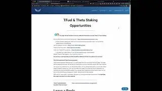 Maximizing Opportunities in TFuel and Theta Staking: An Informative Guide - Where to Stake