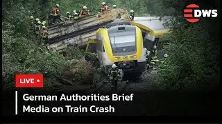 LIVE: German Authorities Brief Media on Train Crash Investigation | AP1E