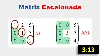 Matriz Escalonada: Qu&eacute; Es y C&oacute;mo Identificarla