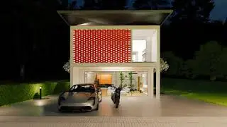 3D | Walkthrough Animation | Night Exterior
