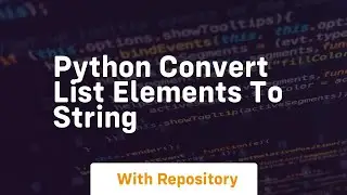 python convert list elements to string