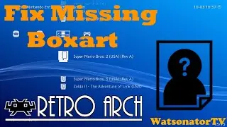 RetroArch - Fix missing thumbnails and boxart!