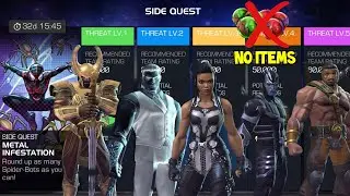 My take on Metal Infestation Threat LV 5 - June Side Quest MCOC | Itemless