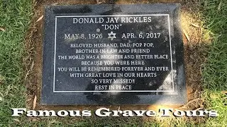 FAMOUS GRAVE TOUR: Comedian Don Rickles At Mount Sinai Memorial Park In Los Angeles, CA