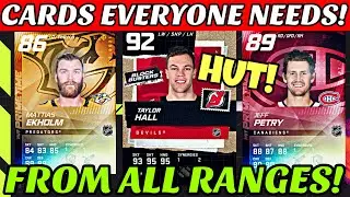 NHL 21 HUT EVERY CARD THAT SHOULD BE ON EVERYONE'S TEAM! *FROM ALL RANGES!* (EP.1)