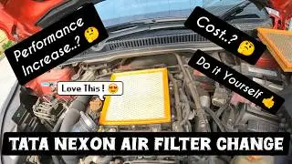 Tata Nexon Air Filter Clean and Change at Home #filters #tata #diy #nexon