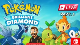 ✅️POKEMON Brilliant Diamond 🟢 Join The Adventure | Nintendo Switch PART 1
