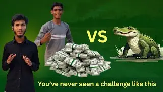 Would you walk like a crocodile for ₹5000 @MrBeast 
