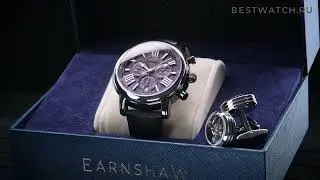 Часы и запонки Earnshaw Longcase ES-0016-SETA-01