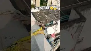 Life risk work outside 😱😢#viralvideo #ytshorts