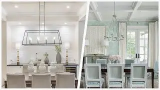 75 Coastal Dining Room Design Ideas You'll Love 😊
