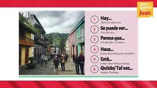 How to describe a picture | Learn Spanish Language | Learn Spanish con Juan