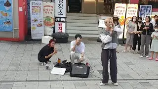 𝙇𝙞𝙫𝙚 2022.08.04 Thu. Lev&EunChul#최은철&JIN_PARK#박진 Hongdae Busking. 홍대버스킹 #SnowHorse