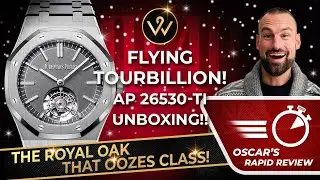 КРАТКИЙ ОБЗОР ОСКАРА! Audemars Piguet Royal Oak Flying Tourbillon 26530TI.OO.1220TI.01