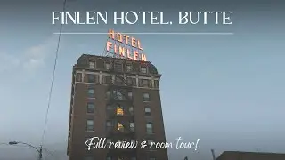 I Stayed at this Montana Hotel 100 Years after my Great Uncle - Finlen Hotel Butte Room Tour