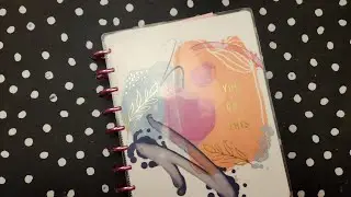Dashboard layout plan with me watercolor stickers (year to shine)