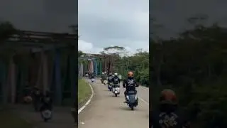 VESPA ADALAH KEBEBASAN. Touring vespa Depok-Ujung Kulon.5 jam perjalanan tanpa trouble #viral #vespa